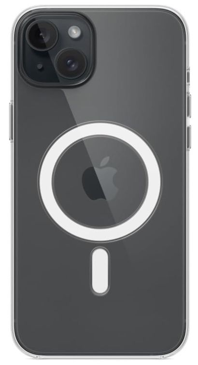 Apple Clear Case mit MagSafe für iPhone 15 Plus für 25,49€ (statt 34€)