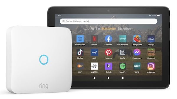 Früher Prime Day Deal: Fire HD 8 Tablet + Ring Intercom für 104,89€ (statt 120€)