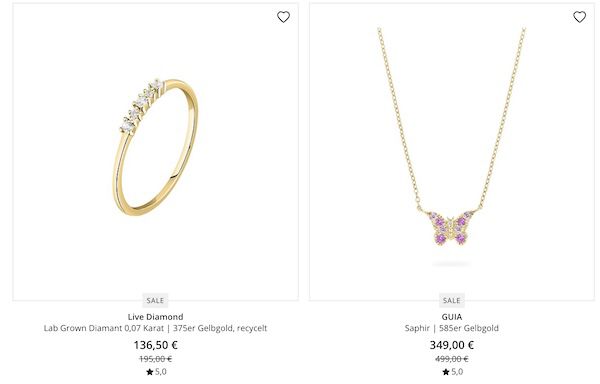 💍 Christ: 25% Extra Rabatt auf ausgew. Schmuck (Ringe, Ketten uvm.)