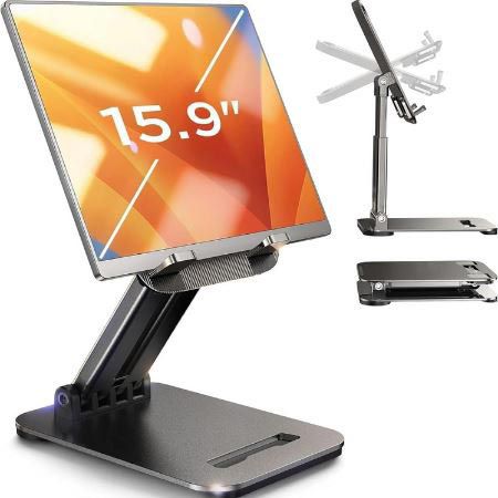 Lisen Tablet Halterung, höhenverstellbar, neigbar für 9,59€ (statt 20€)
