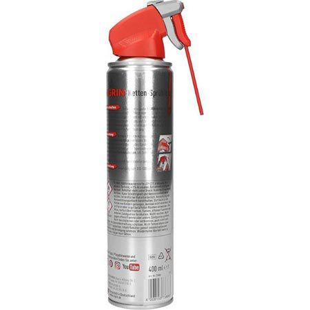 Nigrin Ketten Sprühfett, 400ml, vollsynthetisch für 5,06€ (statt 9€)
