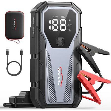 Anflag Auto Starthilfe Powerbank mit 4.500A Spitzstrom für 37,99€ (statt 80€)