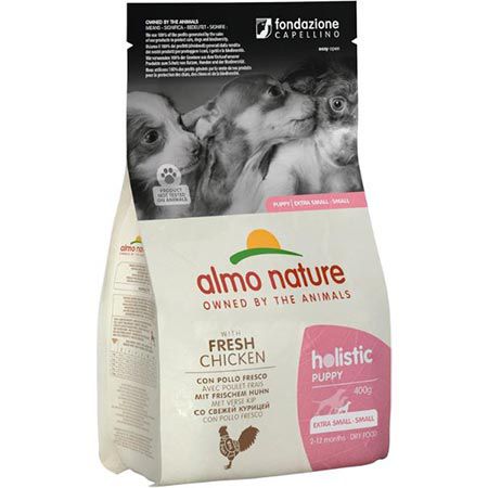 6er Pack Almo Nature Holistic Puppy Trockenfutter, je 400g ab 3,82€