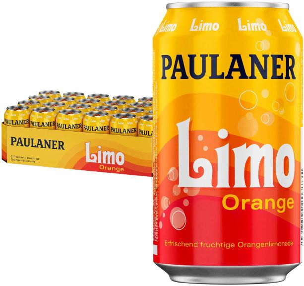 Paulaner Limo Orange   24 x 0,33L ab 15,29€ (statt 20€)