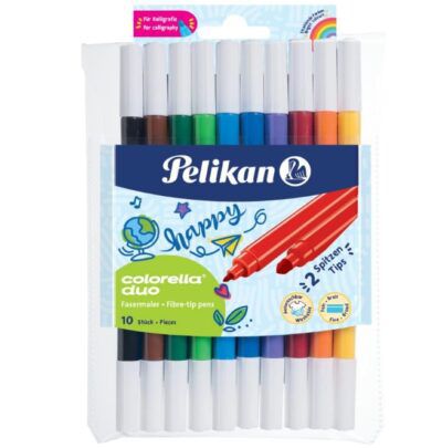 ✏️ Pelikan 973172 Fasermaler Colorella Duo – 10 Farben ab 3,79€ (statt 7€)