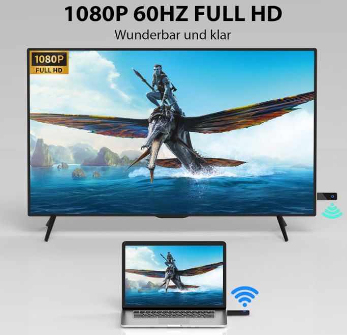 Wireless HDMI Transmitter und Receiver für 70€ (statt 130€)