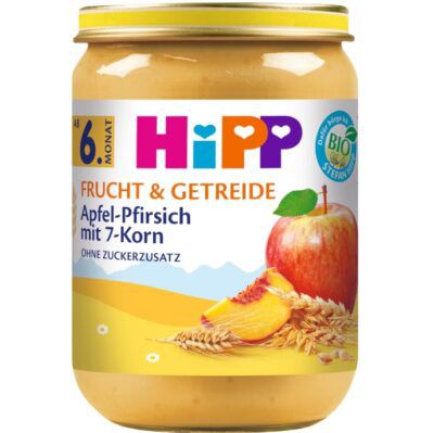 🍎🍑 6x HiPP Bio Frucht & Getreide Apfel-Pfirsich 190g ab 3,22€ (statt 6€)