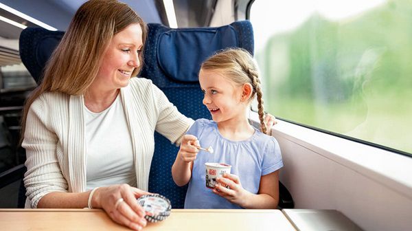 DB ICE Cream gratis für alle kostenlos mitreisenden Kinder bis 14 Jahren