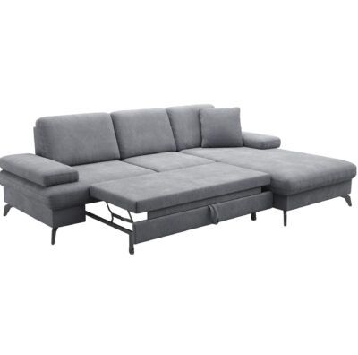 sit&more Ecksofa Morris Jubi, Inkl. Bettfunktion & Zierkissen für 800€ (statt 990€)