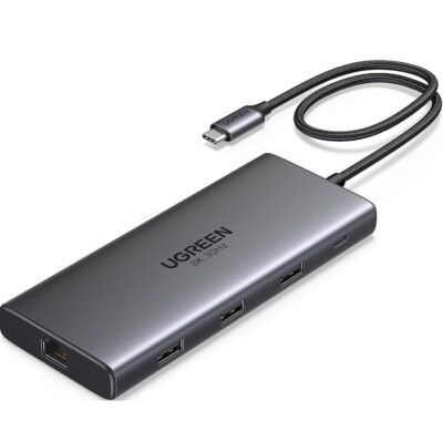 UGREEN Revodok Pro 210 HUB – USB-C auf HDMI, LAN, USB-C & mehr für 36,09€ (statt 50€)