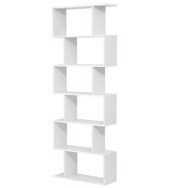 VASAGLE Standregal mit 6 Ebenen in Weiß für 39,99€ (statt 54€)