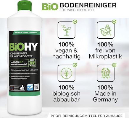 1 Liter BiOHY Bodenreiniger Konzentrat für Wischroboter (1:200) für 6,78€ (statt 12€)