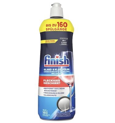 4 x Finish Glanz  & Klarspüler, je 800ml ab 7,58€ (statt 11€)
