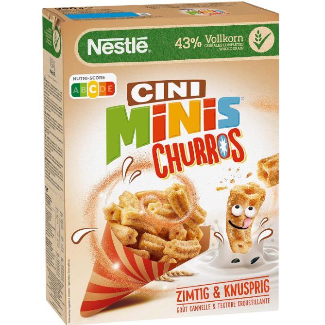 Nestlé CINI MINIS Churros mit 42% Vollkorn Anteil für 2,78€ (statt 4€)