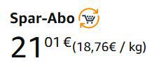 16er Pack BiFi Veggie Carazza XXL, je 70g ab 21€ (statt 27€)