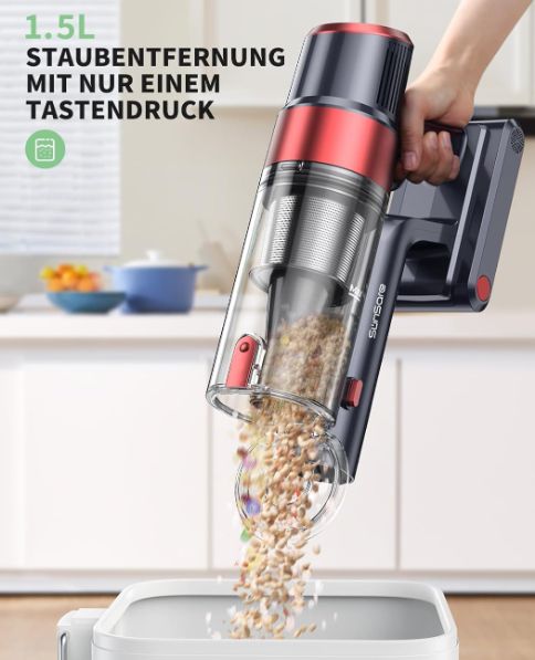 SunSare Akku Staubsauger mit 450W für 105,96€ (statt 160€)