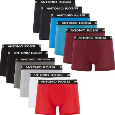 🩳 12er Pack Antonio Rossi Boxershorts in versch. Farben ab 29,69€ (statt 40€)