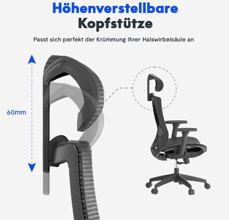 💺 Flexispot BS4 Ergonomischer Vollnetz Bürostuhl für 119,99€ (statt 150€)