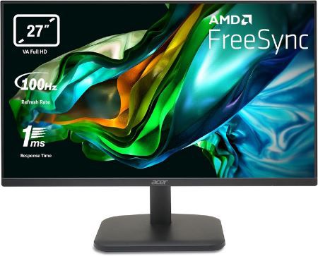 Acer EK271H 27 Full HD Monitor mit 100Hz, 1ms für 89,99€ (statt 120€)