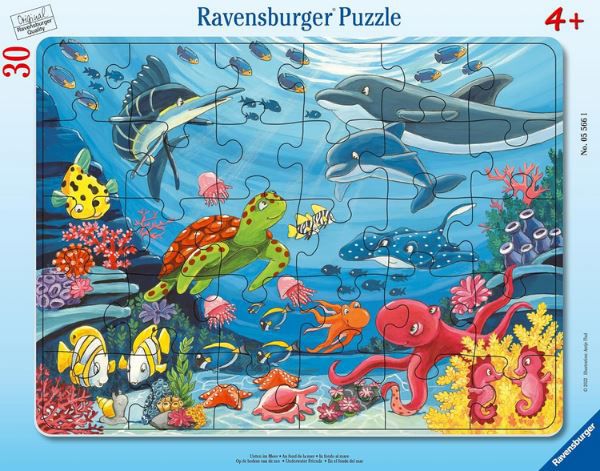 Ravensburger   Unten im Meer, Kinderpuzzle für 6,39€ (statt 11€)