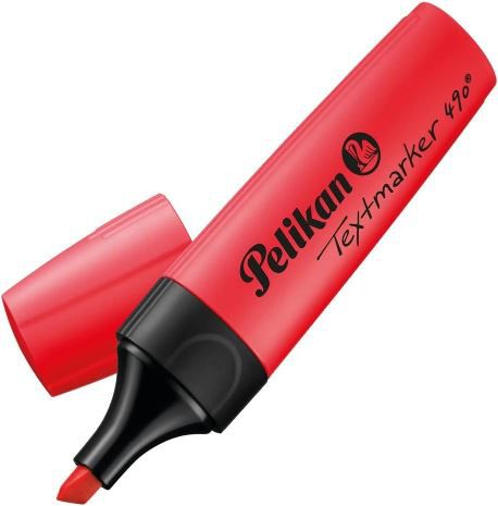 10er Pack Pelikan 490 Textmarker Leuchtrot für 4,70€ (statt 10€)