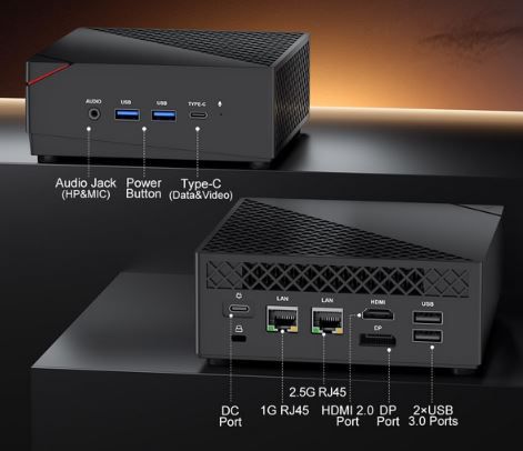 NiPoGi AM06 PRO Mini PC mit Ryzen 7 5800U, 32/512GB für 320€ (statt 440€)