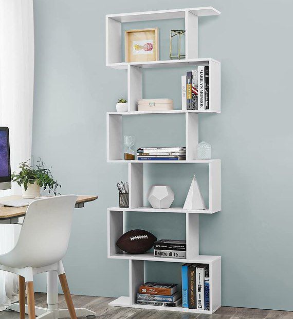 VASAGLE Standregal mit 6 Ebenen in Weiß für 39,99€ (statt 54€)