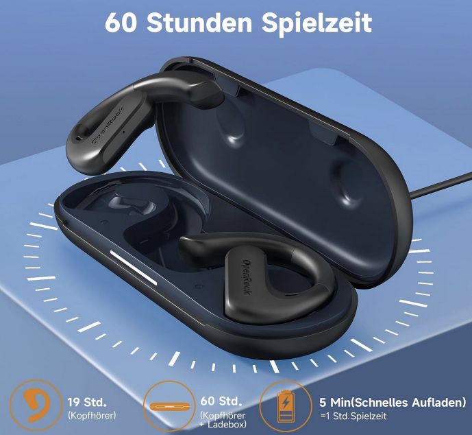 OpenRock S BT 5.3 Kopfhörer mit ENC & bis zu 60h für 49,99€ (statt 70€)
