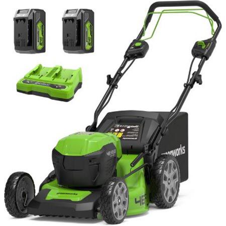 Greenworks 48V Akku Rasenmäher 46cm bis zu 480m² für 399,99€ (statt 576€)