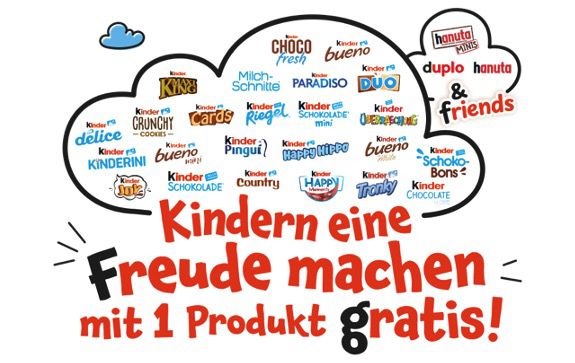 Gratis! 🍫 Am 20. September ein Kinder Produkt kaufen ➡️ später Geld zurück holen
