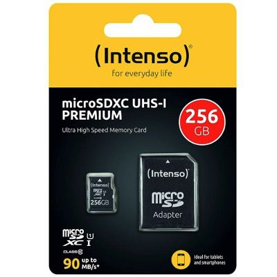 🖥️ Intenso Premium microSDXC 256GB max. 90MB/s für 12,74€ (statt 19€)