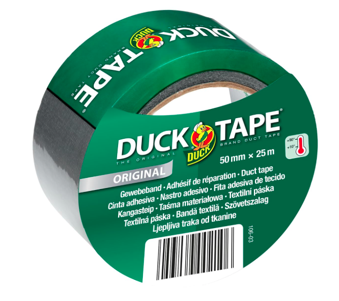 Duck Tape Gewebeband Silber 50 mm x 25 m für 5,94€ (statt 10€)