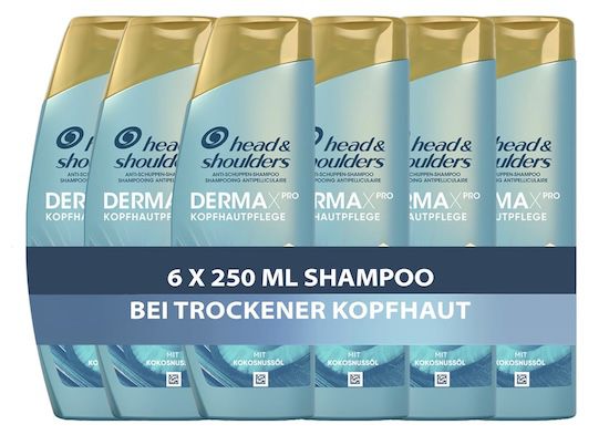 6er Pack Head & Shoulders Derma X Pro Shampoo ab 16,64€ (statt 30€)