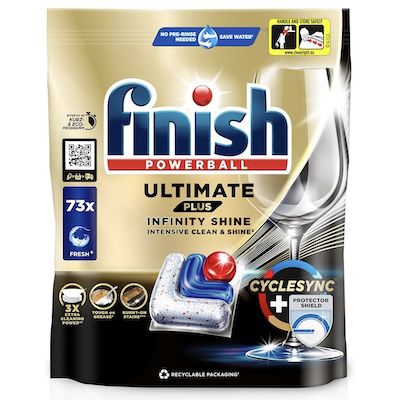 🧼 73er Pack Finish Ultimate Plus Infinity Shine Tabs ab 11,96€ (statt 15€)