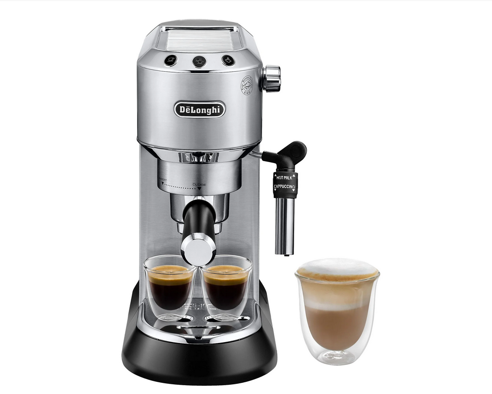 ☕ Delongi EC 685.M Dedica Style Siebträger Espresso Maschine Silber für 105,39€ (statt 124€)