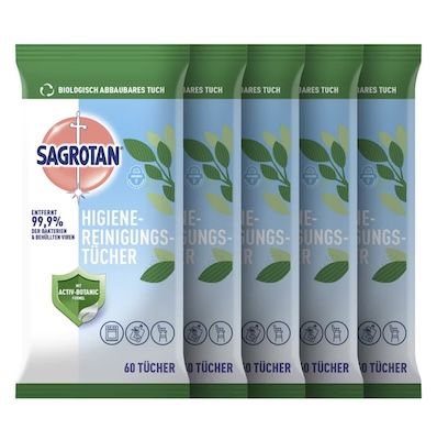 🦠 300x Sagrotan Hygienereinigungstücher ab 8€ (statt 15€)