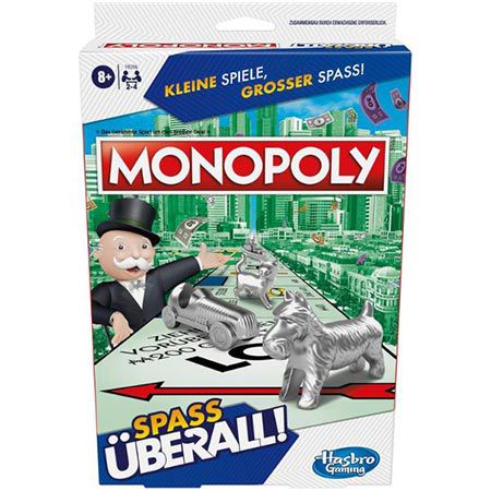 Monopoly Kompakt, Reisespiel für 6,79€ (statt 10€)