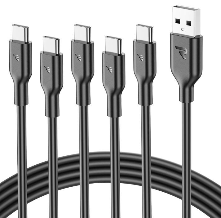 5x RAMPOW 36W USB C Kabel (1m) mit QC 3.0 für 4,54€ (statt 11€)