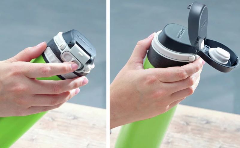 🔥 Leifheit Flip Thermobecher mit Filter in Kiwi Grün, 600ml für 10,94€ (statt 20€)
