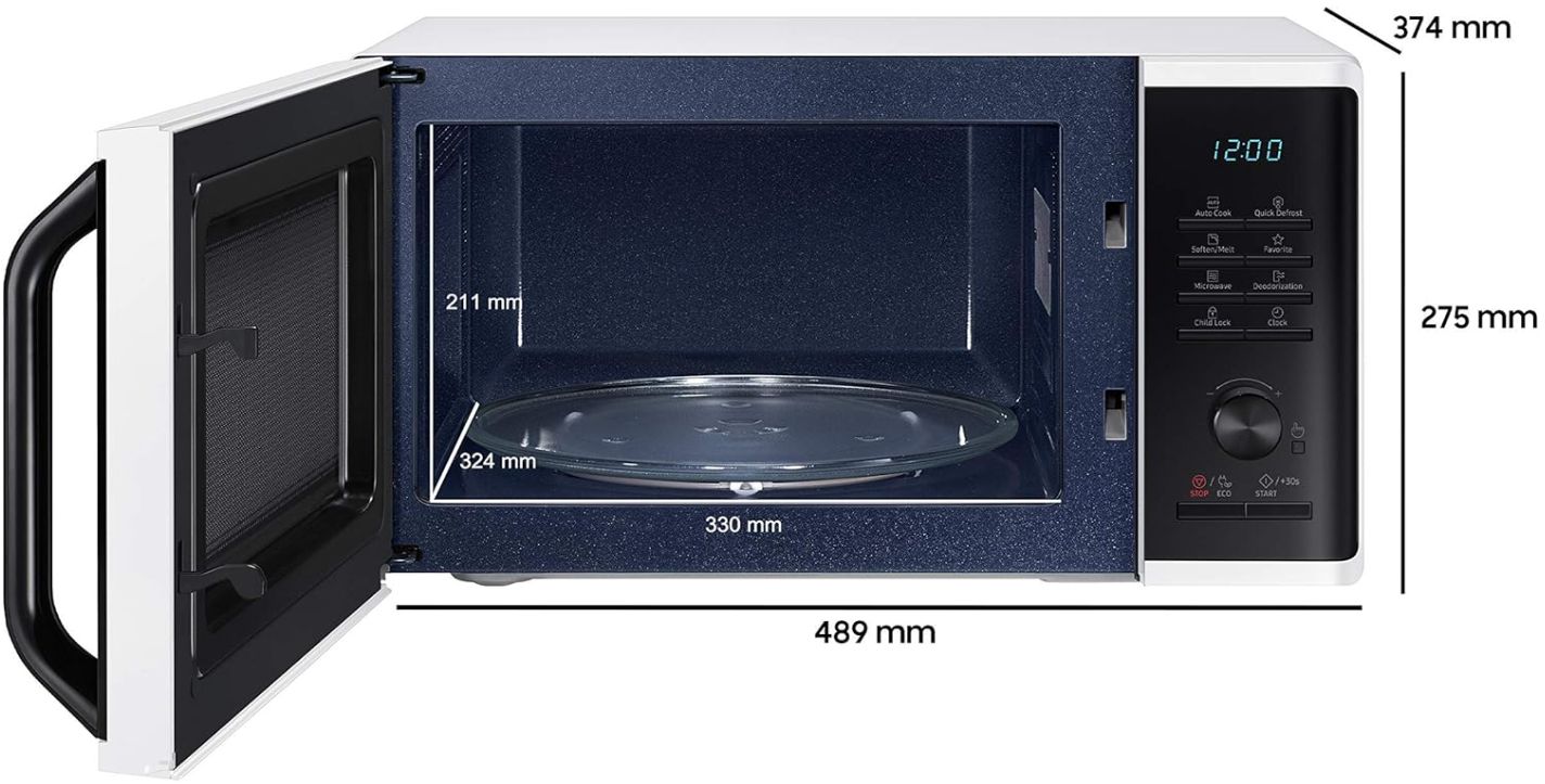 Samsung MW3500K Mikrowelle mit 800W für 109€ (statt 139€)