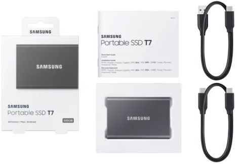 Samsung T7 Portable SSD 1 TB USB 3.2 für 84€ (statt 97€)