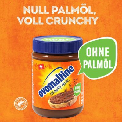 8x Ovomaltine Crunchy Cream Brotaufstrich 380g ab 28,73€ (statt 36€)