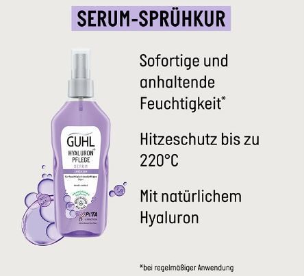 🧴 Guhl Hyaluron+ Pflege Serum Sprühkur, 150 ml ab 2,84€ (statt 4,49€)