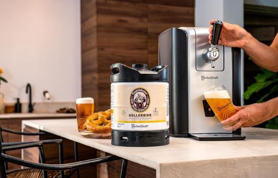 🍺 6 Liter Franziskaner Kellerbier Fass, Perfect Draft für 14,99€ (statt 19€)