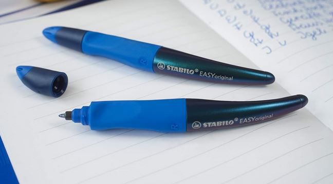 Stabilo Easy Original Holograph Tintenroller, blau für 6,69€ (statt 10€)