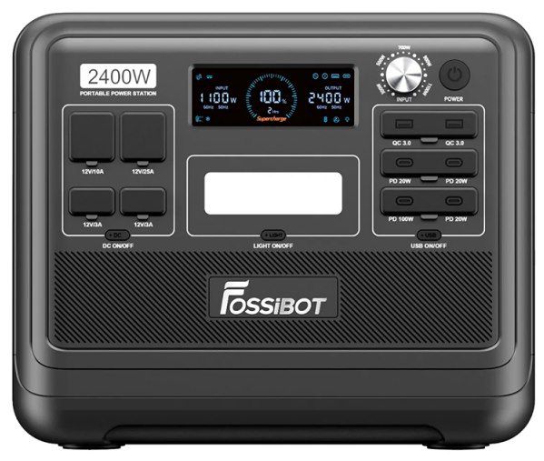 🔋 FOSSiBOT F2400 Powerstation mit 2.048 Wh/2.400 W für 699€ (statt 790€)