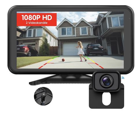 Foxpark kabellose 1080p Rückfahrkamera mit 4,8 Zoll Display für 90,89€ (statt 130€)