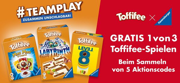 Mit Kauf von Toffifee Spiel gratis abfassen
