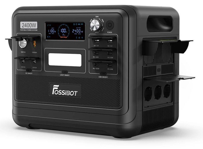 🔋 FOSSiBOT F2400 Powerstation mit 2.048 Wh/2.400 W für 699€ (statt 790€)