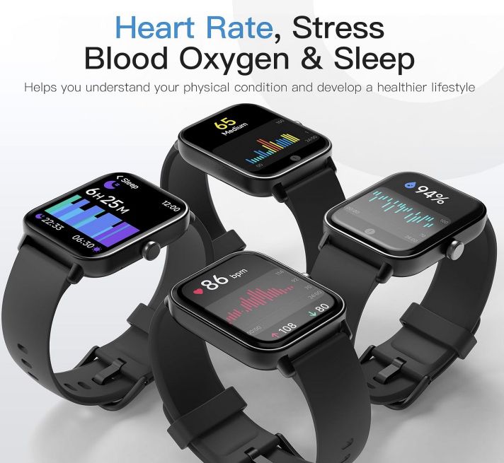 Trunsif 1,8″ Smartwatch mit über 110 Sportmodi für 16,99€ (statt 34€)